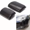 2pcs For Xc90 2003-2006 30698209 30698208 Headlight Washer Nozzle Cover Cap Left Right Black Car Styling C45