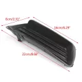 Accessories Fog Light Cover Car Auto Exterior Front Bumper Black Plastic