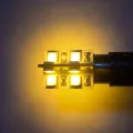 4PCS S25 1156 1157 LED Car Tail Bulb Brake Lights 12V Auto Reverse Lamp Daytime Running Signal Light White Yellow Blue