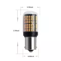 Canbus Led Car Turn Signal Light Bulbs Lamp Backup 3000k 3400lm 1156 Bau15s 144smd Rear Front