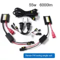 Xenon H4 35w Dc 55w Slim Ballast Kit Hid Xenon Headlight Bulb 12v H4 Xenon Hid Kit 4300k 6000k Replace Halogen Lamp