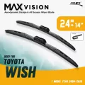 ใบปัดน้ำฝน 3D® MAX VISION | TOYOTA - WISH | 2004 - 2013