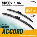 ใบปัดน้ำฝน 3D® MAX VISION | HONDA - ACCORD G8 | 2008 - 2013