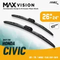 ใบปัดน้ำฝน 3D® MAX VISION | HONDA - CIVIC G9 | 2011 - 2015  FB