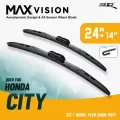 ใบปัดน้ำฝน 3D® MAX VISION | HONDA - CITY | 2008 - 2014