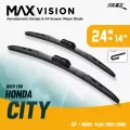 ใบปัดน้ำฝน 3D® MAX VISION | HONDA - CITY | 2003 - 2008