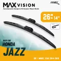 ใบปัดน้ำฝน 3D® MAX VISION | HONDA - JAZZ | 2014 - 2020  GK
