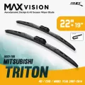 ใบปัดน้ำฝน 3D® MAX VISION | MITSUBISHI - TRITON | 2007 - 2014