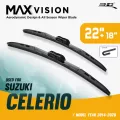 ใบปัดน้ำฝน 3D® MAX VISION | SUZUKI - CELERIO | 2014 - 2020