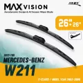 ใบปัดน้ำฝน 3D® MAX VISION | Mercedes - Benz - E - Class W211 | 2002 - 2009