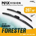 ใบปัดน้ำฝน 3D® MAX VISION | SUBARU - FORESTER SJ | 2012 - 2018