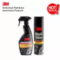 3M BLACK AND SHINE 440ML [Tire Cleaner] & Tire Dressing ชุดดูแลรักษารถยนต์ 3เอ็ม โฟมทำความสะอาด น้ำยาเคลือบยาง และ น้ำยาเคลือบรถ