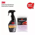 3M Tire Dressing & MICROFIBER DETAILING CLOTH 50CMX50CM ชุดดูแลรักษารถยนต์  3เอ็ม น้ำยาเคลือบยาง และ ผ้าเช็ดรถ ไมโครไฟเบอร์ สำหรับเช็ดรถ