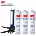 3M 8609 3หลอด กาวยูลีเทน สีดำ SUPER FAST URETHANE BLACK แถมปืนยิง