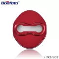 Doofoto 4pcs Car Door Lock Decoration Cover Protective Case Styling For Mitsubishi Ralli-art Ex-outlander Lancer Asx Evo Pajero