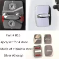 4pcs/lot Car Door Lock Protective Covers For Bmw 1/2/3/4/5/7 Series X1/x3/x4/x5/x6 2004-car Styling   Door Cover
