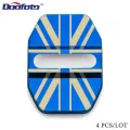 Doofoto Car Door Lock Protective Cover For Fiat Benz Amg Bmw Uk Flag Car Accessories Styling Decoration Interior Door Lock Case