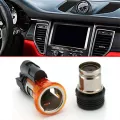 822754 Universal 12v Car Cigarette Lighter Housing Cig Socket For Peugeot Cc Sw 206 308 406 607 1007