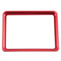 Red Frame Center Console Dashboard Trim Decor Abs High Quality Durable