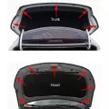 Car Trunk Door Rubber Seal Strip Double Layer Sealing Sticker Sound Insulation