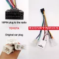 2din Car Dvd Frame Audio Fitting Adaptor Dash Trim Kits Facia Panel 9" For Toyota Fortuner 16 17 18 19 Double Radio Player