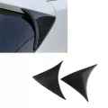 -rear Window Spoiler Wing Trim Easy Installation Carbon Fiber