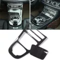 2pcs/set Cover Panel Wood Console Gear For Mercedes Benz E-class Grain Fit W213