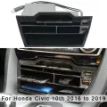 Central Console Storage Box Organizer W/ Usb Port For Honda Civic 10th -19 Durable And Practical