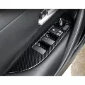 4pcs/set Cover Carbon Fiber Trims Inner Switch Panel Decoration Fit