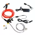 12V80W5208 car washer anti-drop packaging orange gun, split type, cassette joint water gun