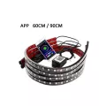 OTOLAMPARA 4 pcs 100 W รถ underglow light แถบยืดหยุ่น LED underbody รถรีโมทคอนโทรล/APP ควบคุมรถ LED light RGB ตกแต่งบรรยากาศโคมไฟ