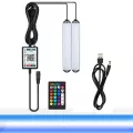 OTOLAMPARA LED รถเท้า Ambient USB ไฟแช็กไฟแช็กเพลงควบคุม APP RGB ตกแต่งภายในอัตโนมัติบรรยากาศไฟ