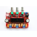 Xh-m139 2.1 Channel Digital Power Amplifier Board 12v-24v Wide Voltage Tpa3116d2 2*50w 100w