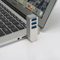 Hi Speed Anum Loy Mini 3 Port Usb 3.0 Hub Rotate Usb Splitter Adapter For Pc Lap 3 Port Usb Hub