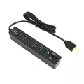 Usb Hub 3.0 Multi Usb 3.0 Hub Usb Splitter Hi Speed 3 6 Ports 2.0 Hab Tf Sd Card Reader L In One For Pc R Accessories