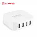 * Clear stock products* USB Cliptec Charging head model GZU401 IZZI4-30W USB 4 Ports 6.0A Home Charger Station US Plug Universal Traveling Plug