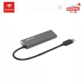 Wavlink Superspeed USB 3.0 Aluminum HUB UH3048 อุปกรณ์แบบ USB แก้ปัญหาช่องเสียบไม่เพียงพอของโน๊ตบุ๊ค มี 4 พอร์ต มีไฟ LED แสดงสถานะ พอร์ต