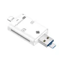 3in1 i Flash Device USB OTG Micro USB SD SDHC TF Card Reader for iPhone 11 Pro X XS MAX XR 6 7 8 plus 12 For ipad Android Phone