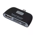 เครื่องอ่านการ์ด Micro USB แท่นวาง USB2.0 OTG TF  SD เครื่องอ่านการ์ด otg micro หญิงชาร์จ