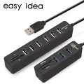 Mini Usb Hub 2.0 Multi Usb 2.0 Hub Usb Splitter 3 Port Hub With Tf Sd Card Reader 6 Port 2.0 Hab Adapter For Pc Accessories