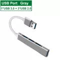 Usb C Hub 3.0 Type C 3.1 4 Port Multi Splitter Adapter For Macbo Pro 13 15 Air Pro Pc R Accessories