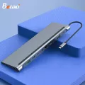 Becao USB Type C HUB ถึง 3.0 USB HDMI RJ45 USB HUB สำหรับอุปกรณ์เสริม MacBook Pro แยก USB หลาย 11 พอร์ต Type C HUB USB-C HUB