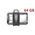 SanDisk Ultra Dual Drive m3.0 64GB SDDD3_064G_G46 แฟลชไดร์ฟ สำหรับ สมาร์ทโฟน และ แท็บเล็ต Android