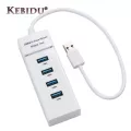 Hot 4 Ports Hi Speed Hubs Hi-Speed 4 Port Usb 3.0 Multi Hub Splitter Expansion For Des Pc Lap Adapter Usb Hub