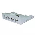 H1111z 4 Port Usb 2.0 Hub Usb 2.0 Adapter Pc Front Panel Expansion Brt With 10 Pin Cable For Des 3.5 Inch Fdd Floy Bay
