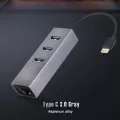 Ofc Usb C Hub 3.0 To Rj45 Gigabit Ethernet Adapter 1000mbps Usb Type C Hub With Lan Networ Splitter For Lap R Mac