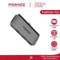 Promate Type-C Hub for iPad Padhub-Pro USB-C Multimedia Hub