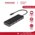 Promate USB-C HUB รุ่น PrimeHub-Go Compact Multiport USB-C Hub with 100W Power Delivery Type-C