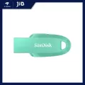 32 GB FLASH DRIVE แฟลชไดร์ฟ SANDISK ULTRA CURVE 3.2 FLASH DRIVE GREEN SDCZ550-032G-G46G