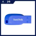 16 GB FLASH DRIVE แฟลชไดร์ฟ SANDISK CRUZER BLADE SDCZ50C-016G-B35BE BLUE
